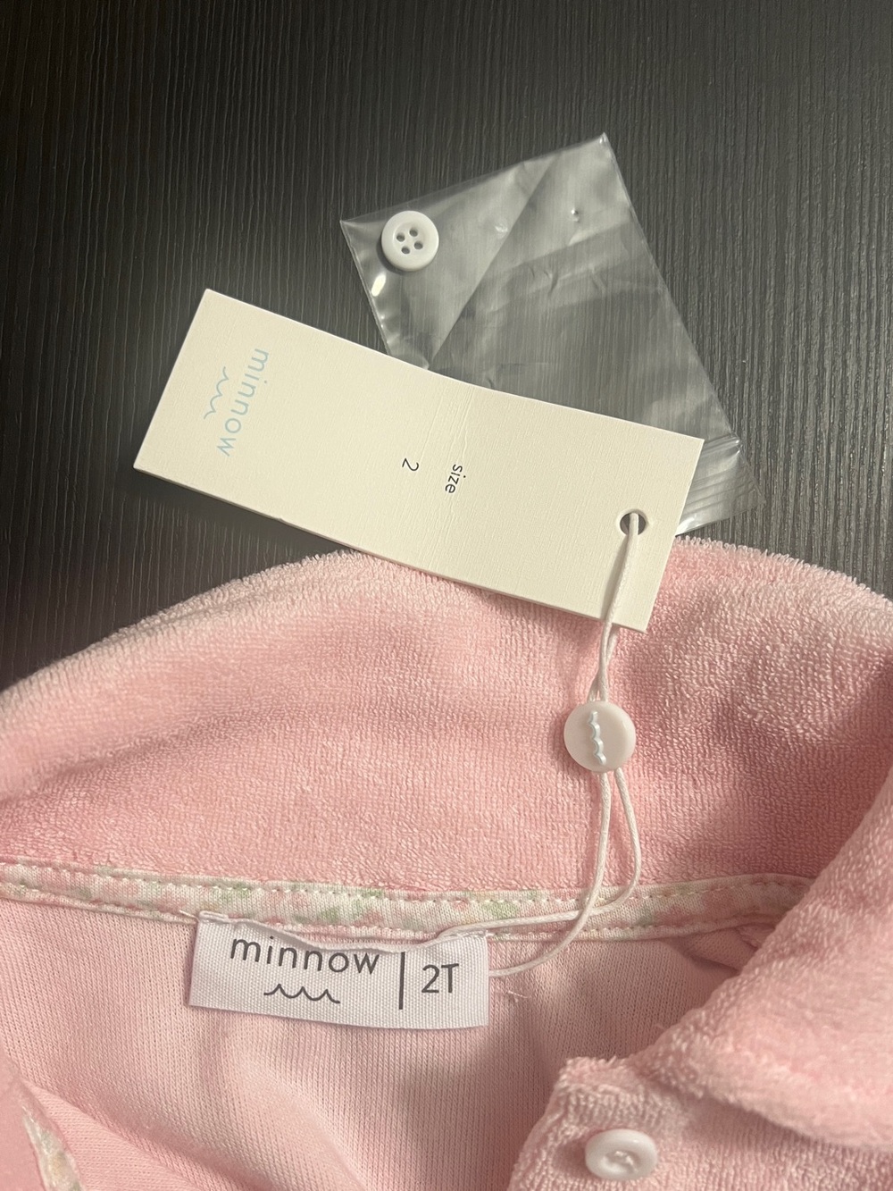 NEW Minnow Pink French Terry Tennis Dress Size 2T NWT - Picture 7 of 10